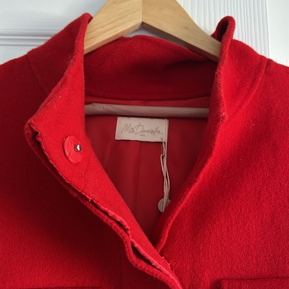 Mes Demoiselles Red Wool Jacket - Picture 2 of 6